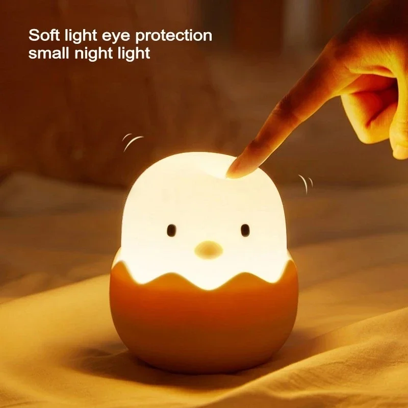 Floating Nightstand With Led Light - Led Children Touch Night Light Soft