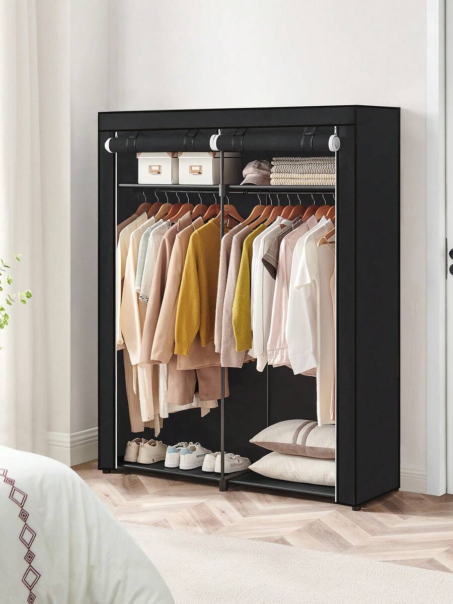 Closet Wardrobe, Portable Clos - Wardrobe Closet Portable Fabric Cover recension och pris