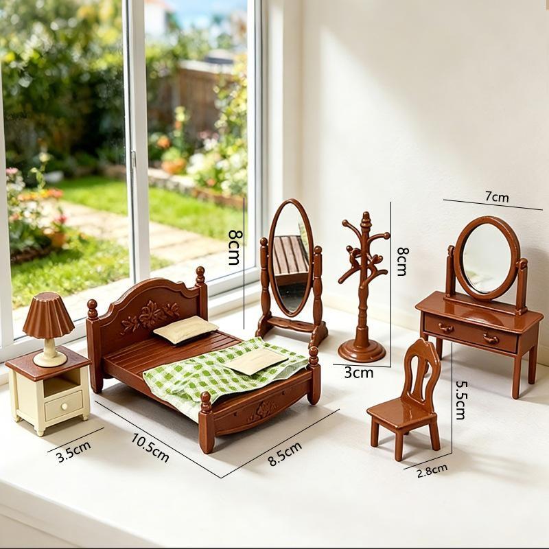 New Doll House Miniature Furni - Bedroom Furniture recension och pris