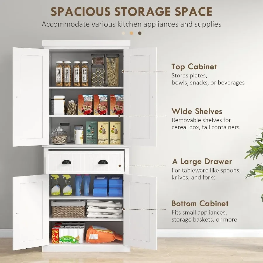 Kitchen pantry cabinet for hom - Storage recension och pris