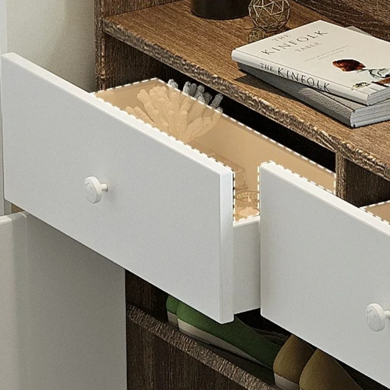 &Slim 20cm Shoe Cabinet Entryw - Shoe Rack Cabinet Narrow Entryway recension och pris