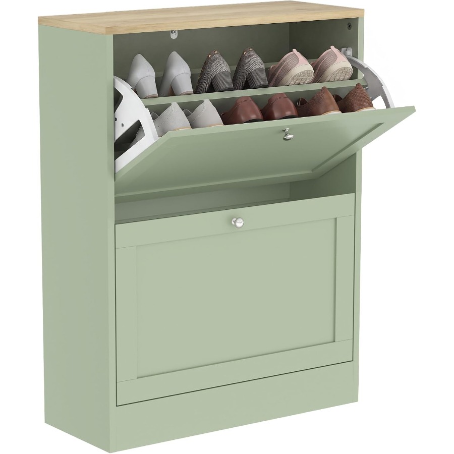 Entryway Shoe Storage Cabinet, - Shoe Rack Cabinet Narrow Entryway recension och pris
