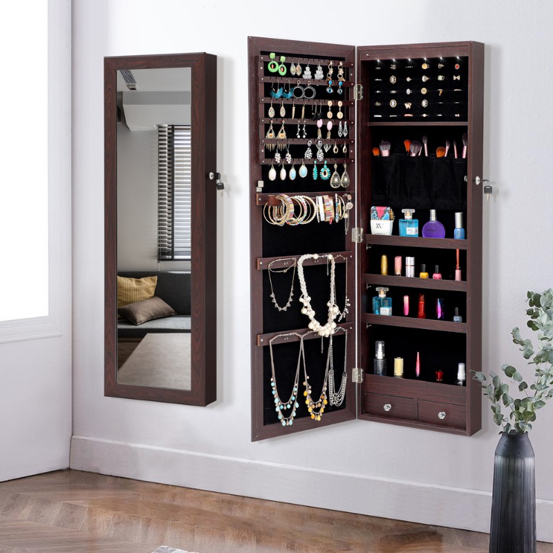 Mirror full body dressing mirr - Full Length Mirror Jewelry Armoire recension och pris