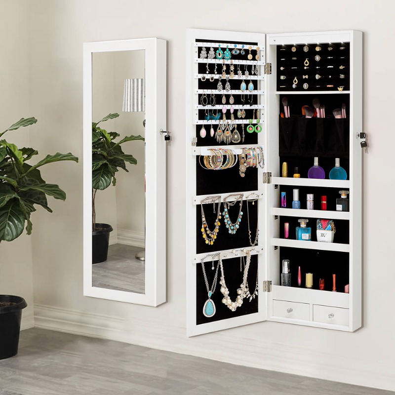 Mirror full body dressing mirr - Full Length Mirror Jewelry Armoire recension och pris