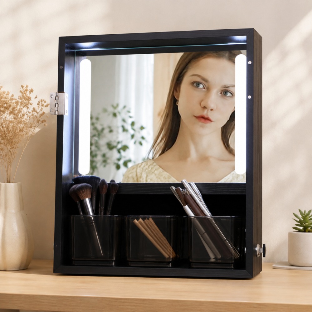 Lockable Standing Jewelry Armo - Full Length Mirror Jewelry Armoire recension och pris