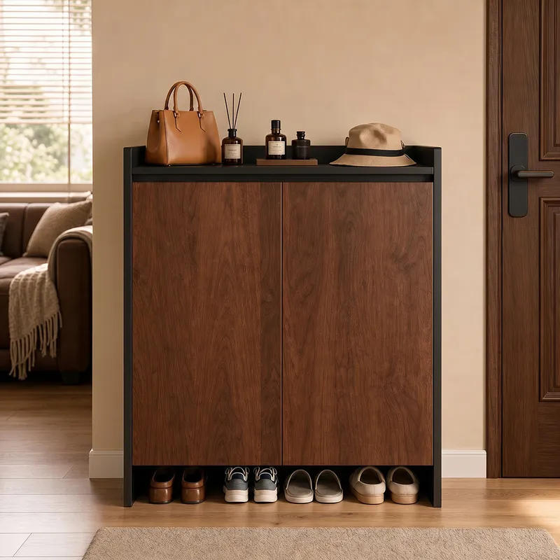 Vintage Slim Shoe Cabinet Mult - Shoe Rack Cabinet Narrow Entryway recension och pris